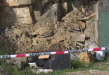 Mau tempo provoca deslizamento de terras em Porto Salvo