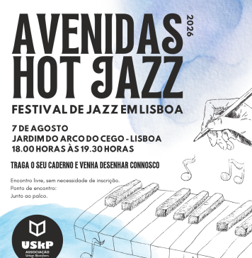Festival de Jazz em Lisboa leva música e desenho ao vivo ao Jardim do Arco do Cego