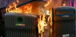 Segunda noite de incêndios em contentores deixa rasto de destruição em Oeiras