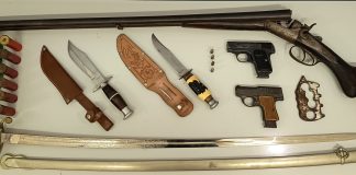PSP apreende armas de fogo em investigação por violência doméstica em Oeiras
