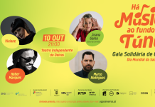 Oeiras recebe gala solidária ‘Há Música ao Fundo do Túnel’ no Dia Mundial da Saúde Mental