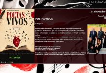 «Poetas Vivos» leva a poesia ao palco do Teatro Nova Morada